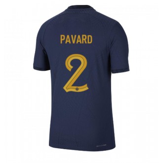 Frankrike Benjamin Pavard #2 Hemmatröja VM 2022 Korta ärmar